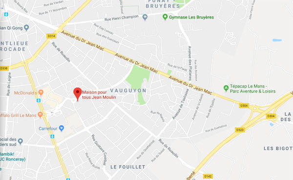 Maison pour Tous Jean Moulin - 23 rue Robert-Collet - Le Mans