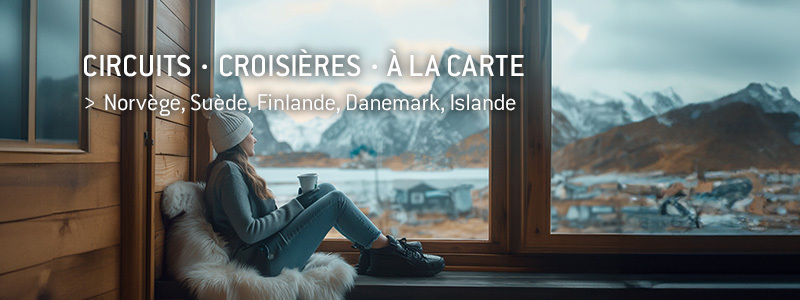 Circuits, croisière, à la carte > Norvège, Suède, Finlande, Danemark, Islande. Je découvre >