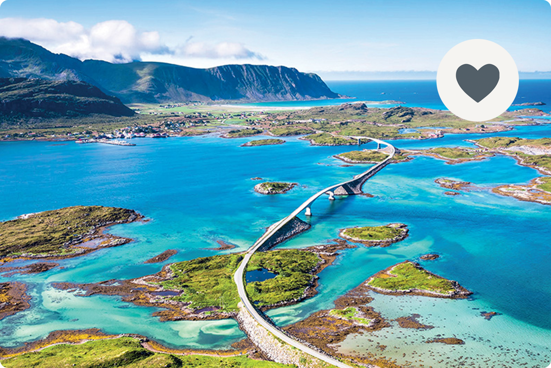TOP 2 | Majestueux Fjords et îles Lofoten 