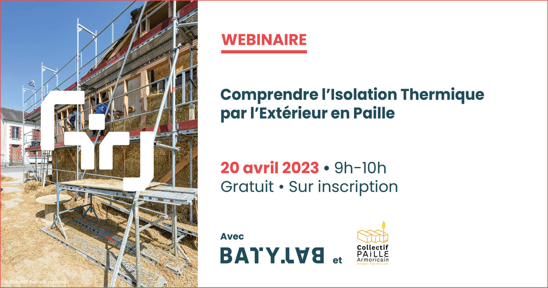 Webinaire Batylab - 20 avril 2023 - Comprendre l'ITE en paille